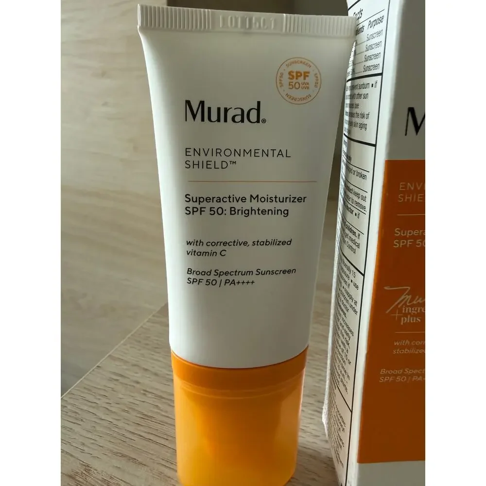 $57 New Murad Superactive Moisturizer SPF 50 Brightening Vitamin C 1.7 oz